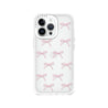 iPhone 13 Pro Pink Ribbon Minimal Line Phone Case - CORECOLOUR