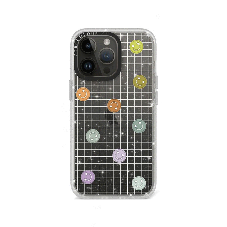 iPhone 13 Pro School's Out! Smile! Glitter Phone Case - CORECOLOUR