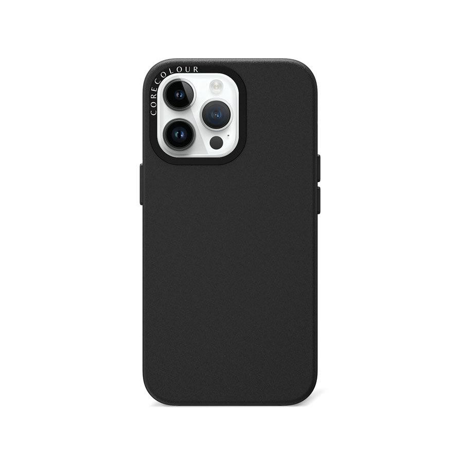 iPhone 13 Pro Solid Black Phone Case - CORECOLOUR