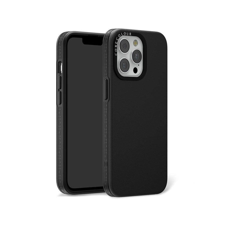 iPhone 13 Pro Solid Black Phone Case - CORECOLOUR