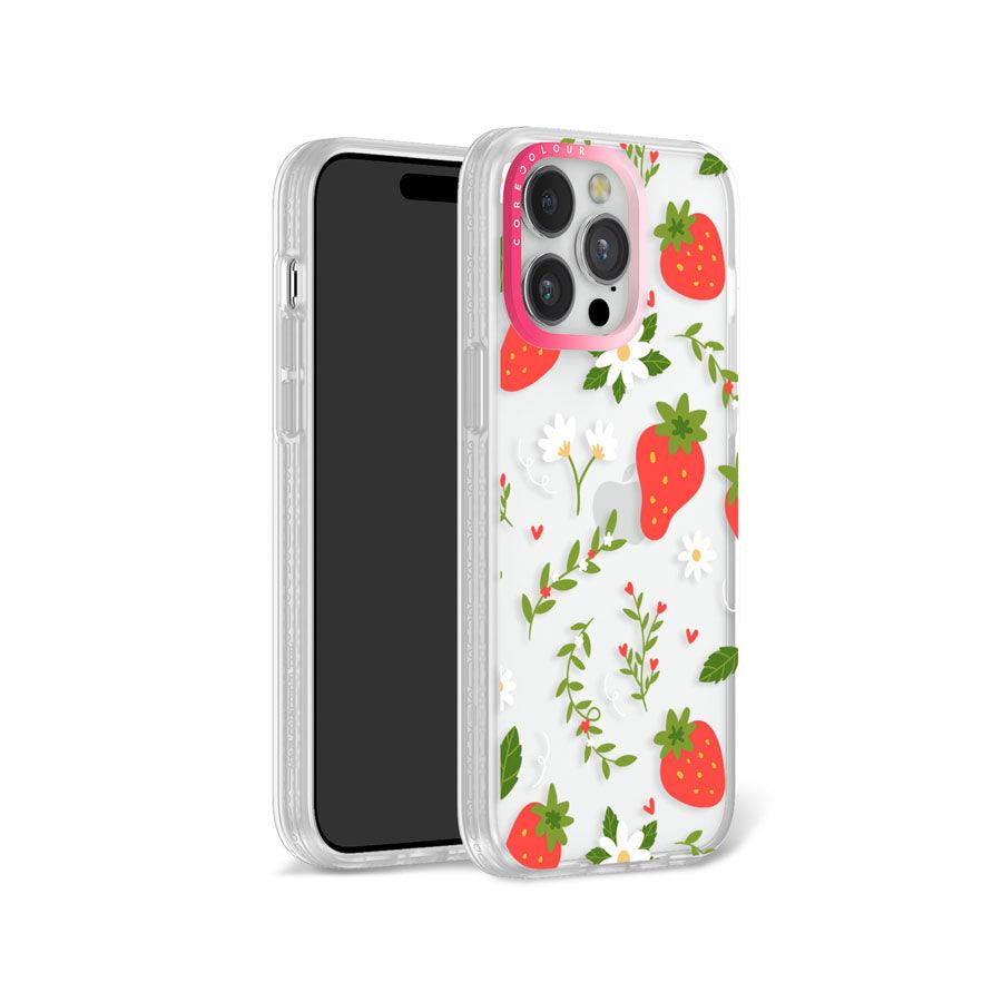 iPhone 13 Pro Strawberry Flower Phone Case - CORECOLOUR