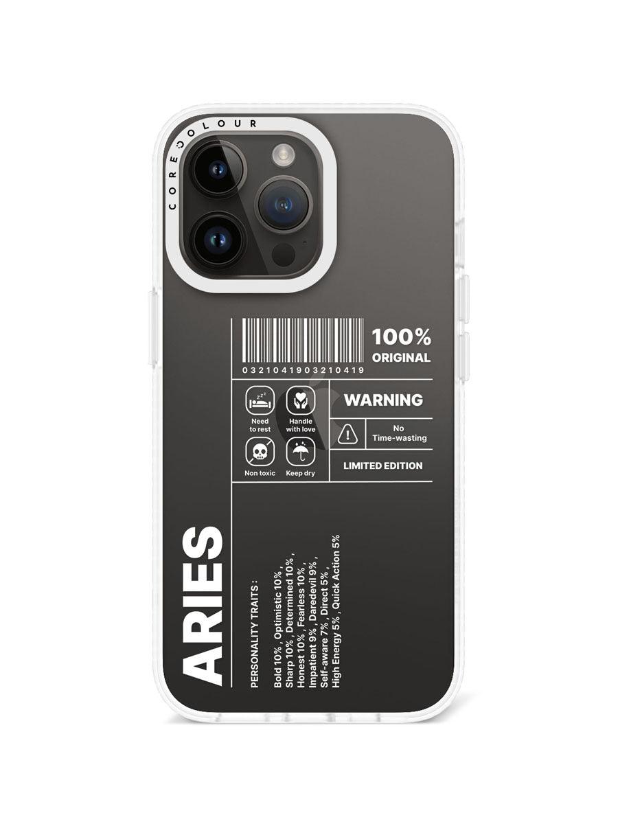iPhone 13 Pro Warning Aries Phone Case - CORECOLOUR