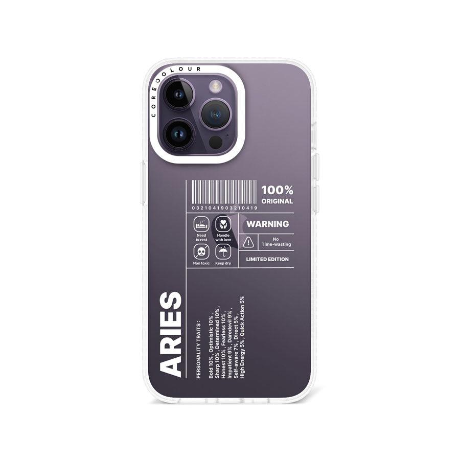 iPhone 13 Pro Warning Aries Phone Case - CORECOLOUR