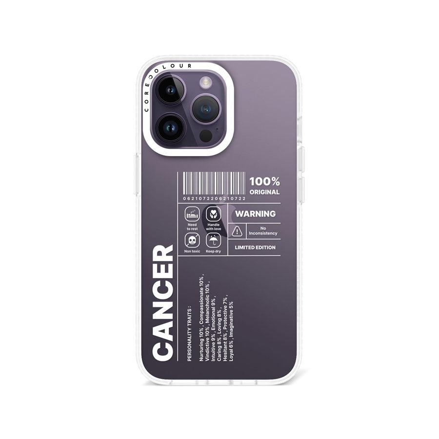 iPhone 13 Pro Warning Cancer Phone Case - CORECOLOUR