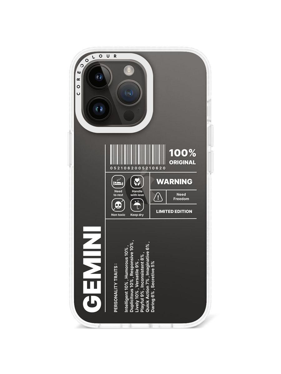 iPhone 13 Pro Warning Gemini Phone Case - CORECOLOUR