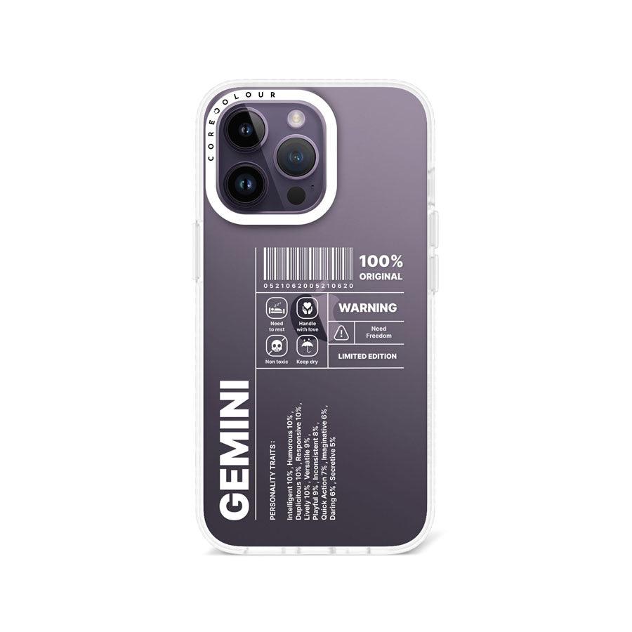 iPhone 13 Pro Warning Gemini Phone Case - CORECOLOUR