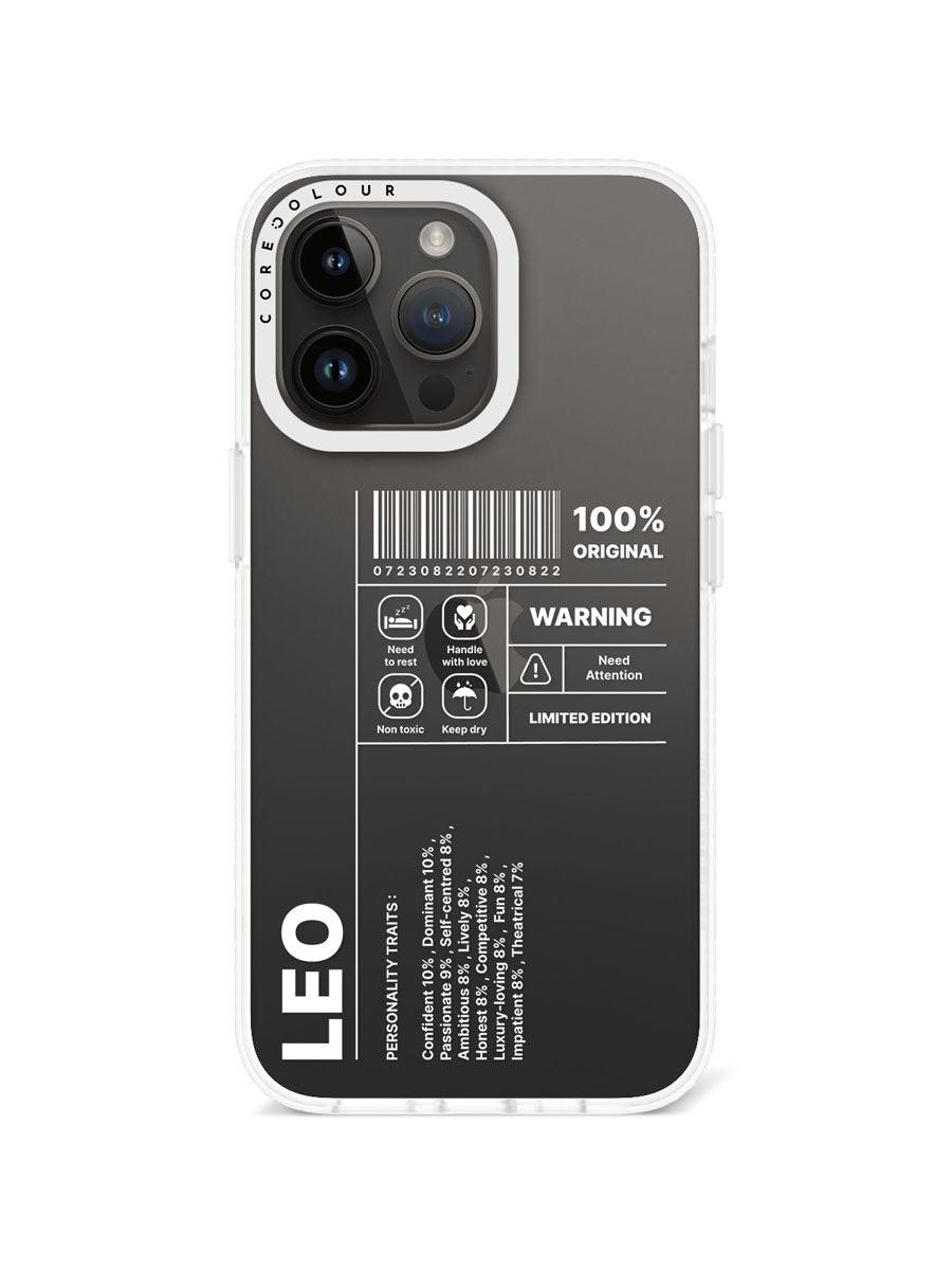iPhone 13 Pro Warning Leo Phone Case - CORECOLOUR