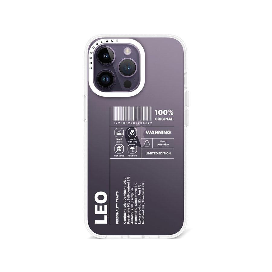 iPhone 13 Pro Warning Leo Phone Case - CORECOLOUR