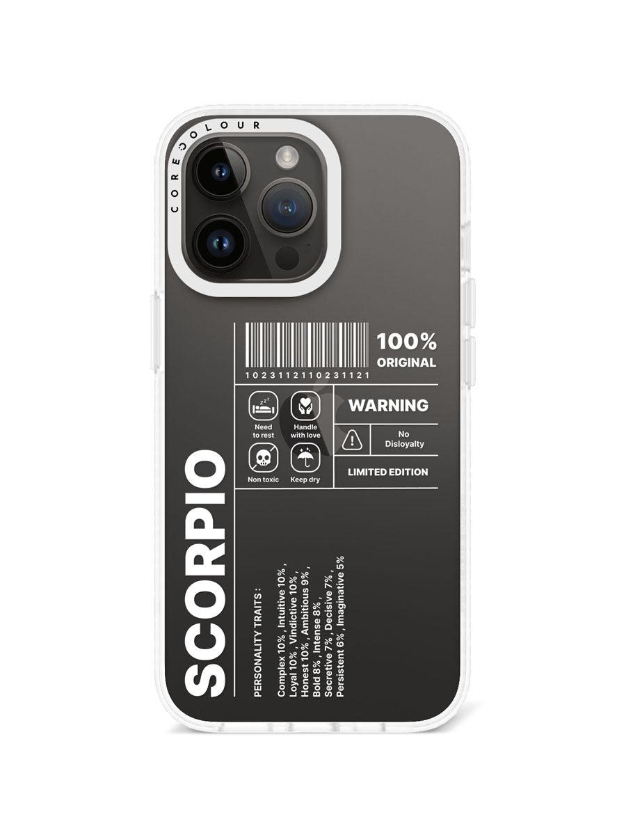 iPhone 13 Pro Warning Scorpio Phone Case - CORECOLOUR