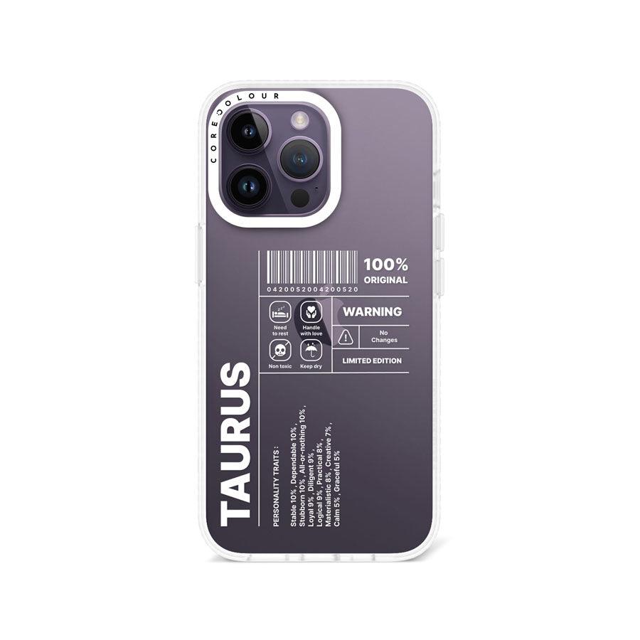 iPhone 13 Pro Warning Taurus Phone Case - CORECOLOUR