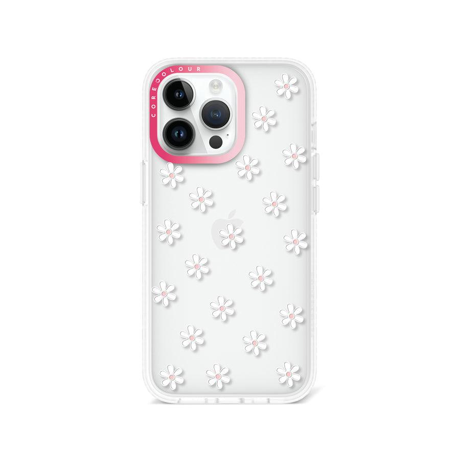 iPhone 13 Pro White Flower Mini Phone Case - CORECOLOUR