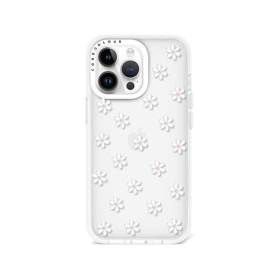 iPhone 13 Pro White Flower Mini Phone Case - CORECOLOUR