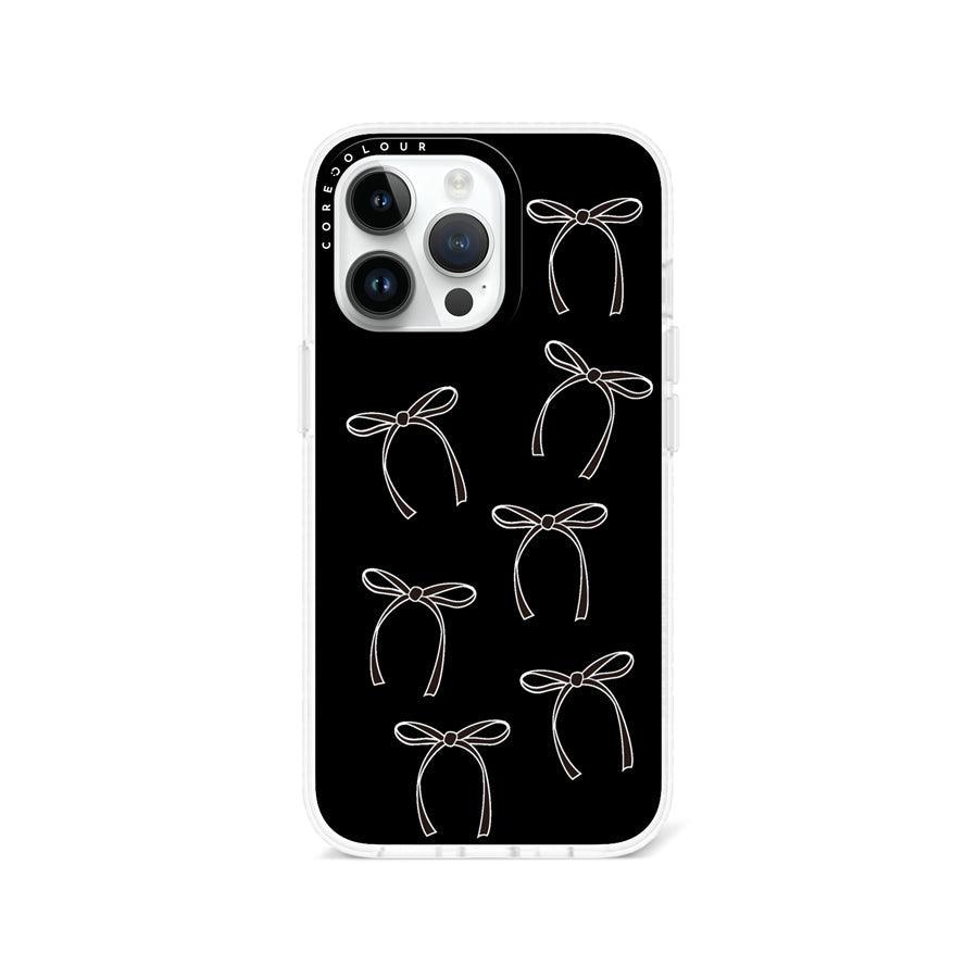 iPhone 13 Pro White Ribbon Minimal Line Phone Case - CORECOLOUR