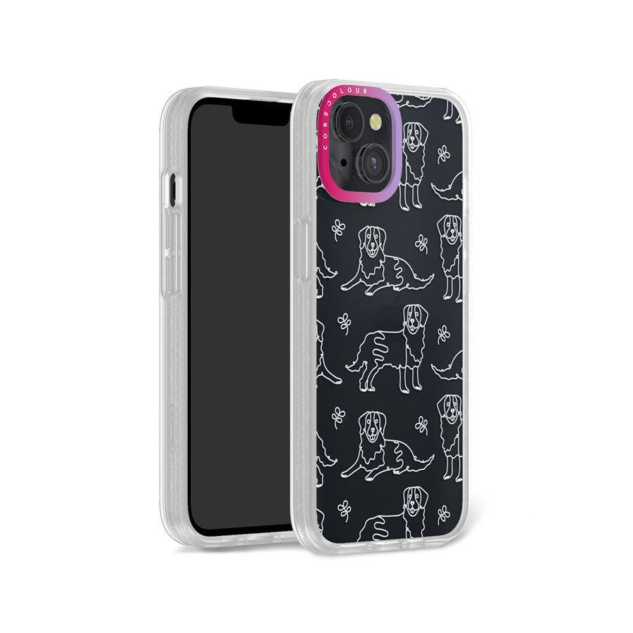 iPhone 13 Sausage Dog Minimal Line Phone Case - CORECOLOUR