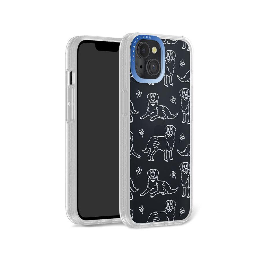 iPhone 13 Sausage Dog Minimal Line Phone Case - CORECOLOUR