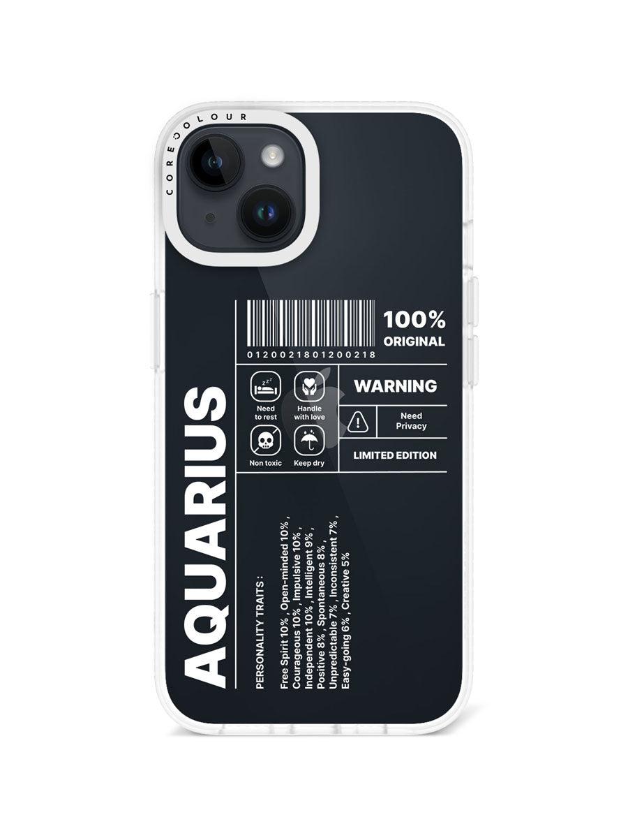 iPhone 13 Warning Aquarius Phone Case - CORECOLOUR