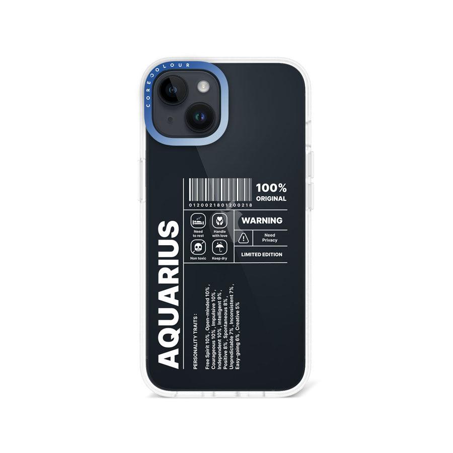 iPhone 13 Warning Aquarius Phone Case - CORECOLOUR