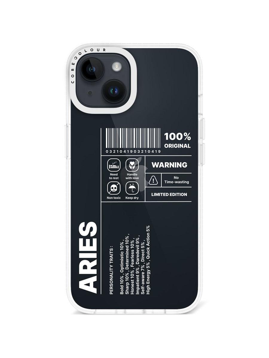 iPhone 13 Warning Aries Phone Case - CORECOLOUR
