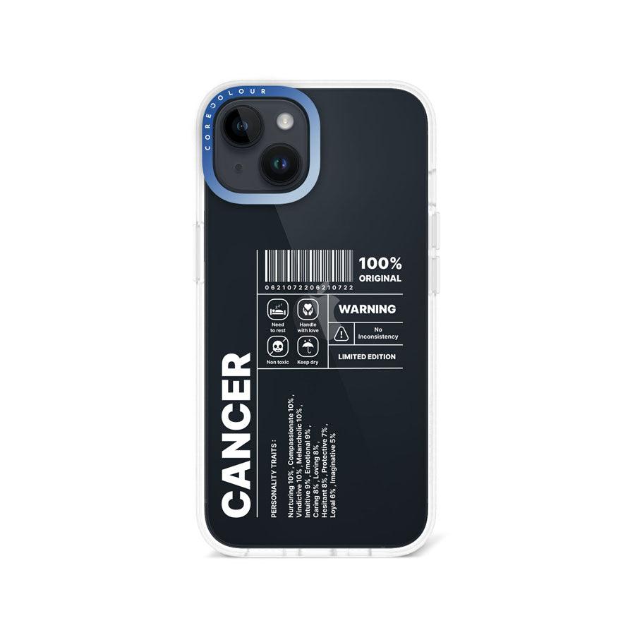 iPhone 13 Warning Cancer Phone Case - CORECOLOUR