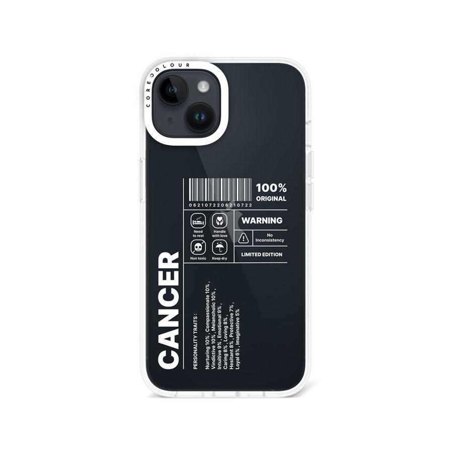 iPhone 13 Warning Cancer Phone Case - CORECOLOUR