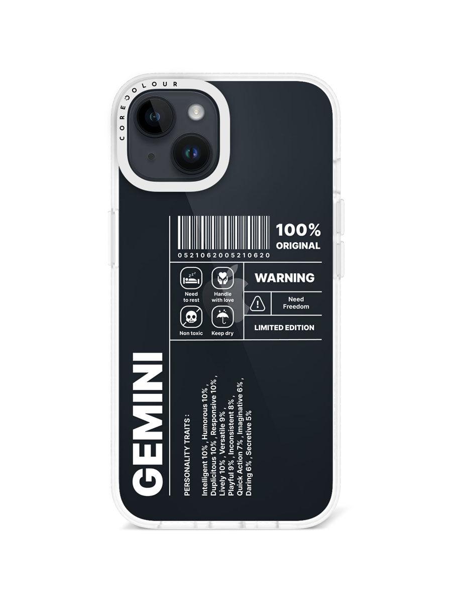 iPhone 13 Warning Gemini Phone Case - CORECOLOUR