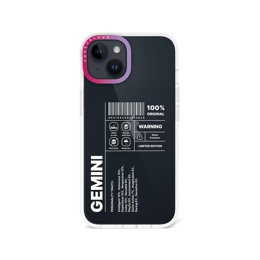 iPhone 13 Warning Gemini Phone Case - CORECOLOUR