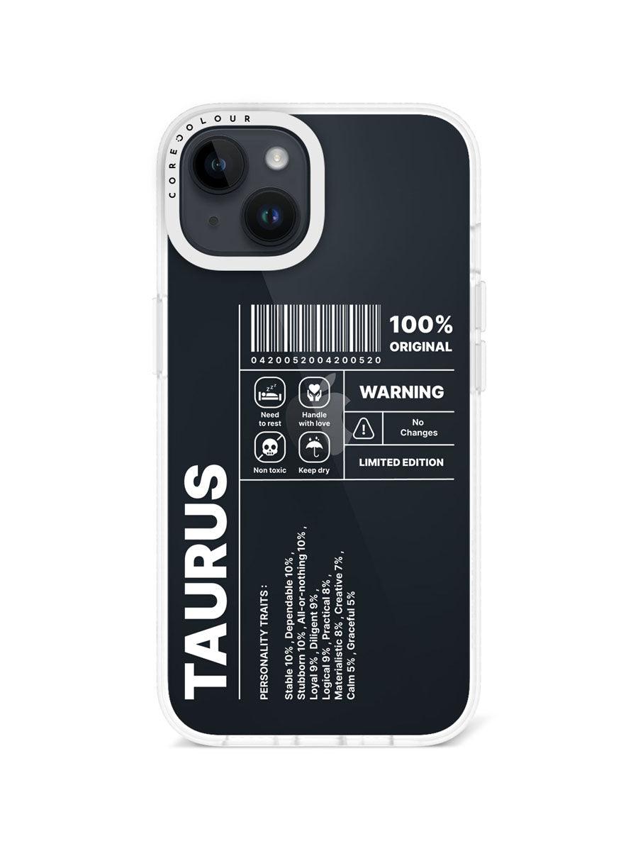 iPhone 13 Warning Taurus Phone Case - CORECOLOUR