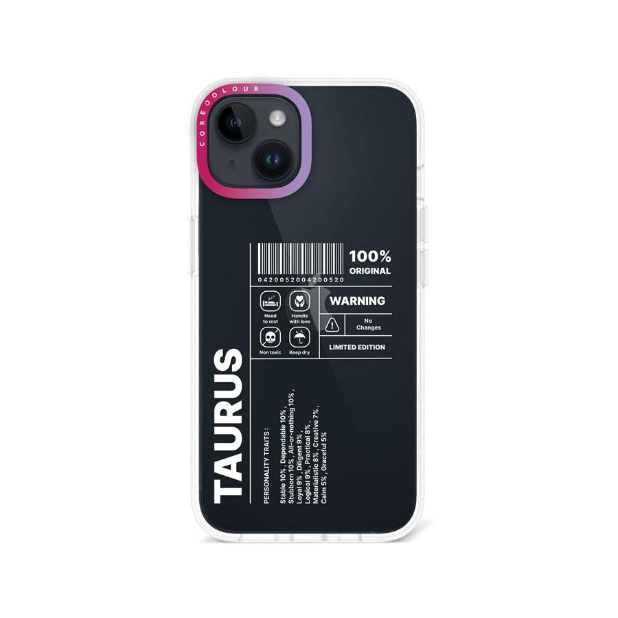 iPhone 13 Warning Taurus Phone Case - CORECOLOUR