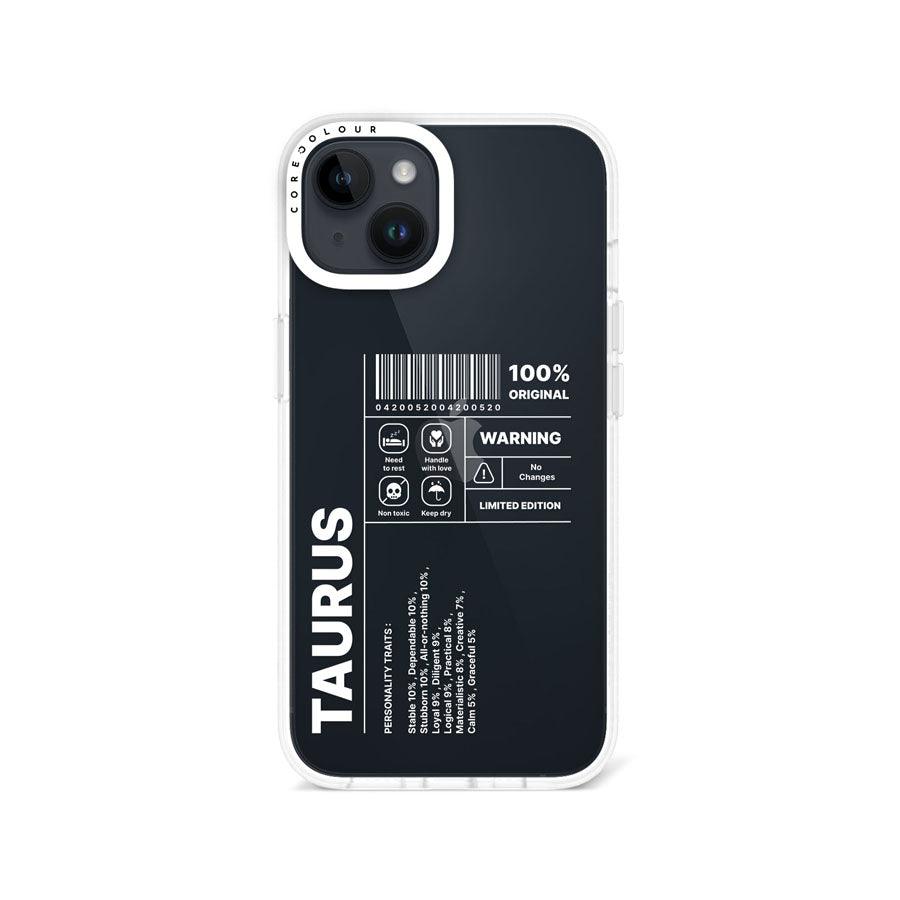 iPhone 13 Warning Taurus Phone Case - CORECOLOUR
