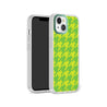 iPhone 14 Green Houndstooth Phone Case - CORECOLOUR
