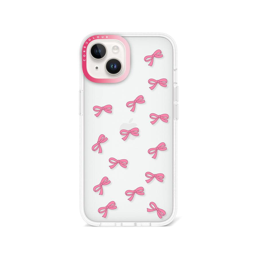 iPhone 14 Pink Ribbon Mini Phone Case - CORECOLOUR