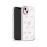 iPhone 14 Pink Ribbon Minimal Line Phone Case - CORECOLOUR