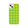 iPhone 14 Plus Green Houndstooth Phone Case - CORECOLOUR