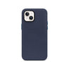 iPhone 14 Plus Navy Genuine Leather Phone Case - CORECOLOUR