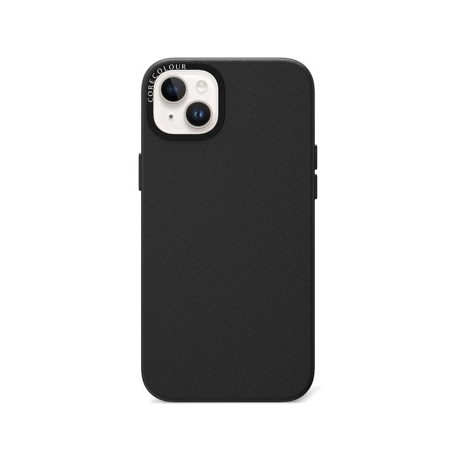 iPhone 14 Plus Solid Black Phone Case - CORECOLOUR
