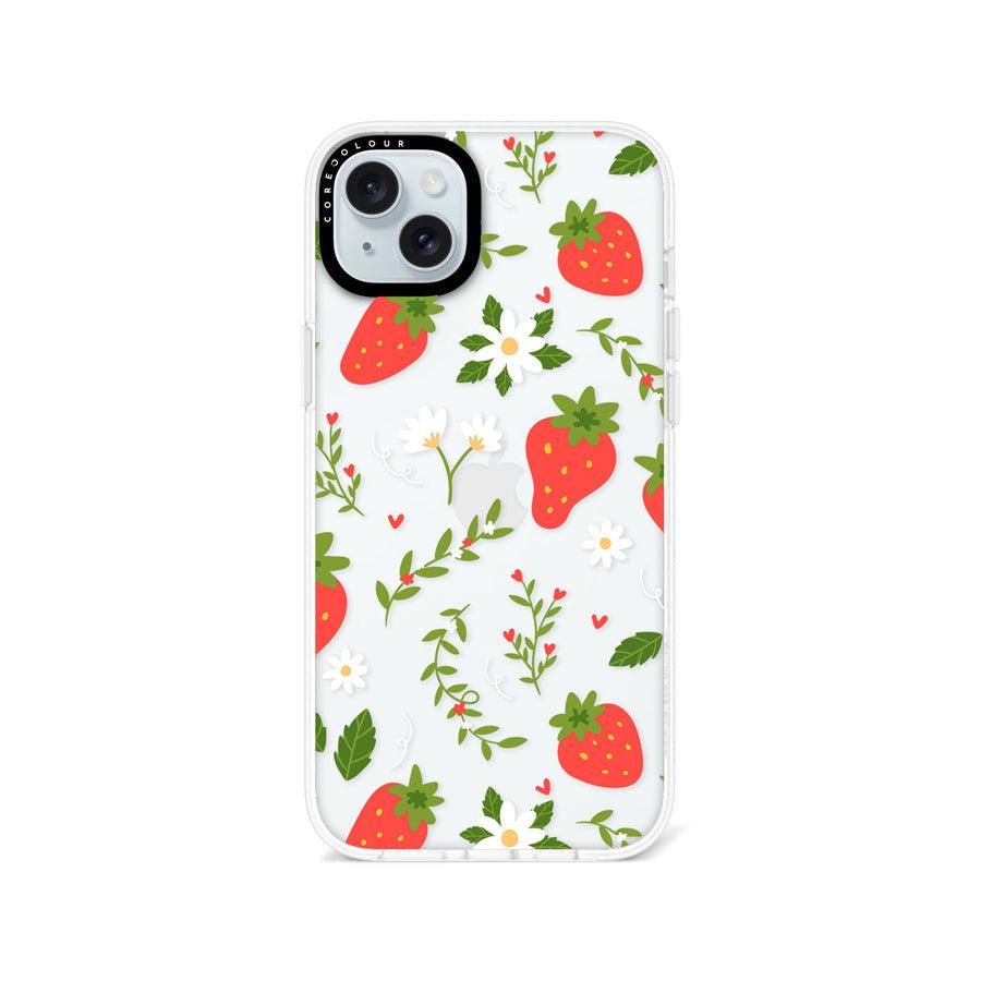 iPhone 14 Plus Strawberry Flower Phone Case - CORECOLOUR