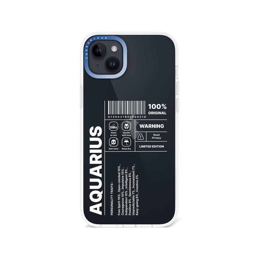 iPhone 14 Plus Warning Aquarius Phone Case - CORECOLOUR
