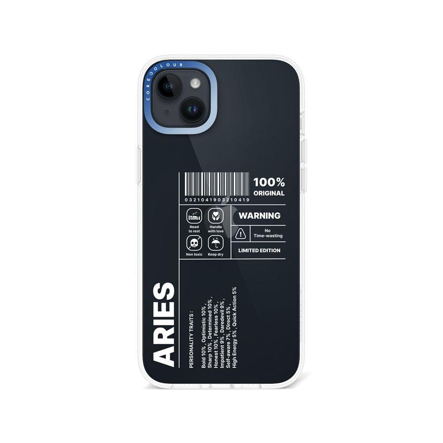 iPhone 14 Plus Warning Aries Phone Case - CORECOLOUR