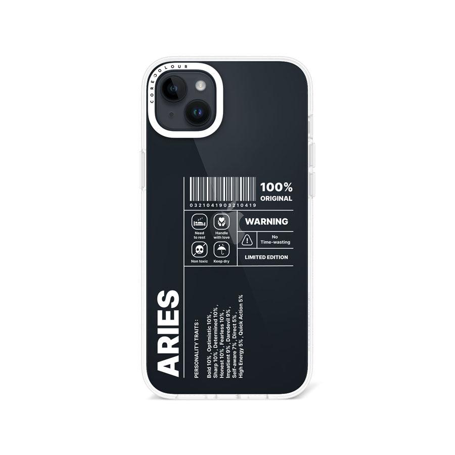 iPhone 14 Plus Warning Aries Phone Case - CORECOLOUR