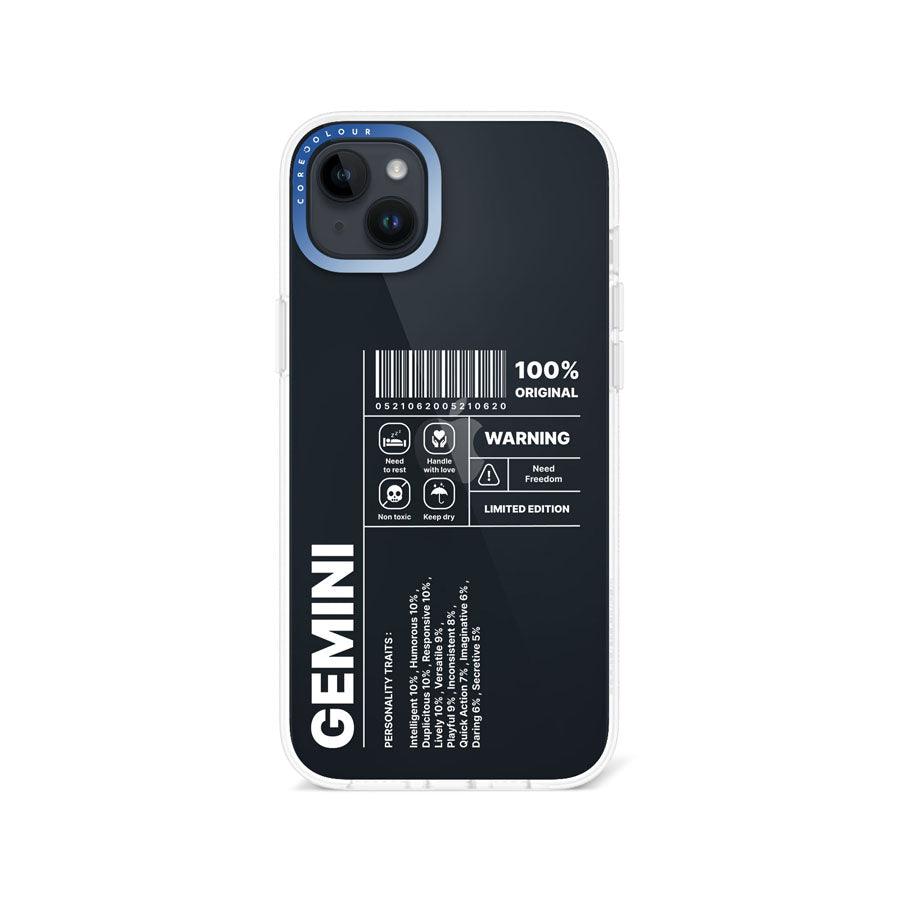 iPhone 14 Plus Warning Gemini Phone Case - CORECOLOUR