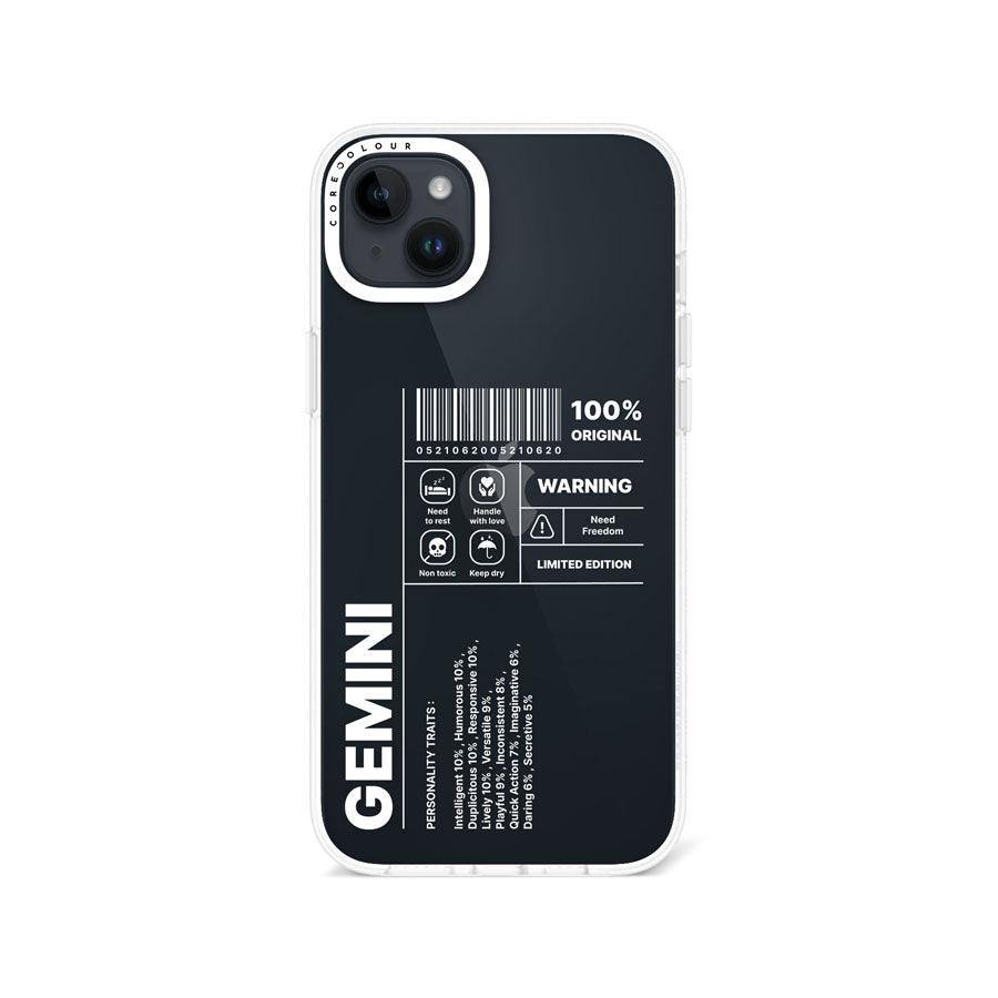 iPhone 14 Plus Warning Gemini Phone Case - CORECOLOUR