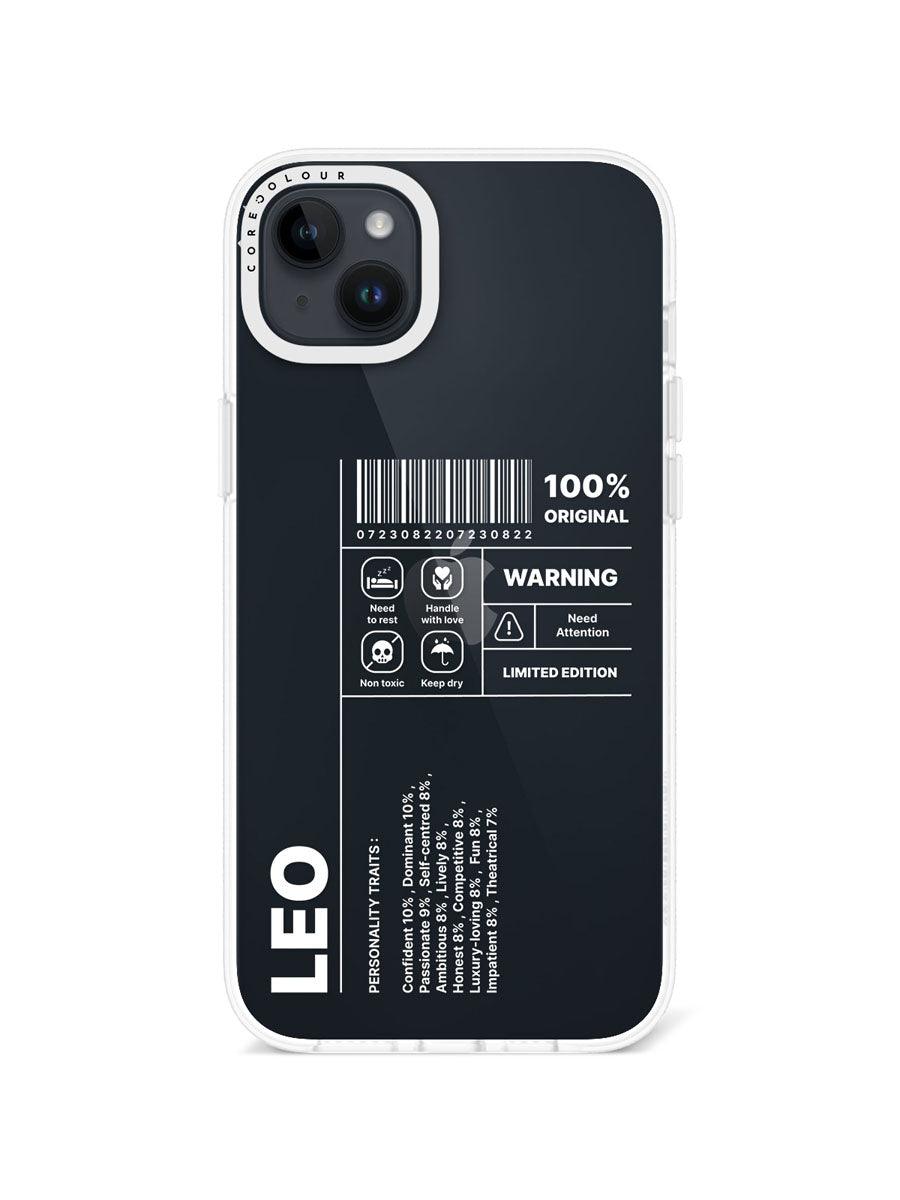 iPhone 14 Plus Warning Leo Phone Case - CORECOLOUR