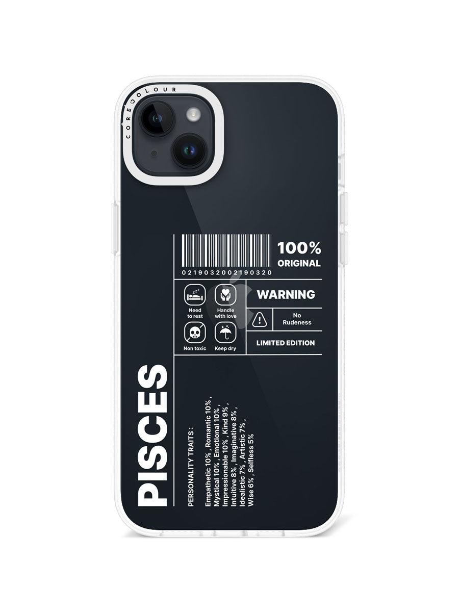 iPhone 14 Plus Warning Pisces Phone Case - CORECOLOUR
