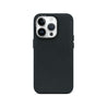 iPhone 14 Pro Black Genuine Leather Phone Case - CORECOLOUR