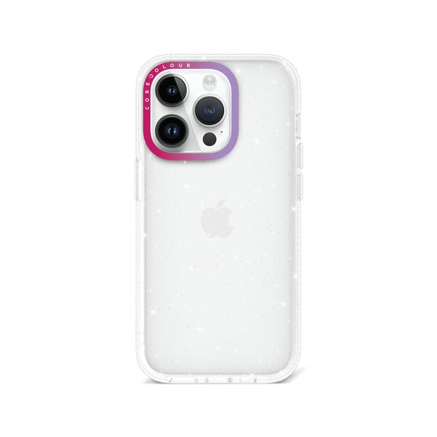 iPhone 14 Pro Glitter Clear Glitter Phone Case - CORECOLOUR
