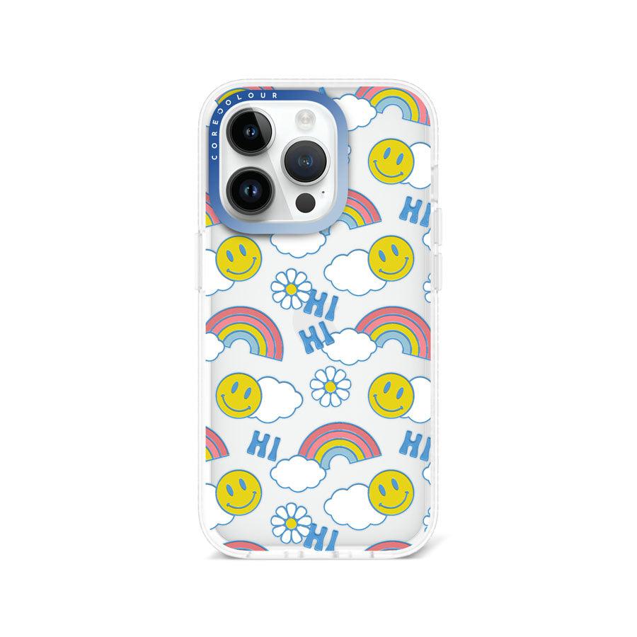 iPhone 14 Pro Hi There! Rainbow Phone Case - CORECOLOUR