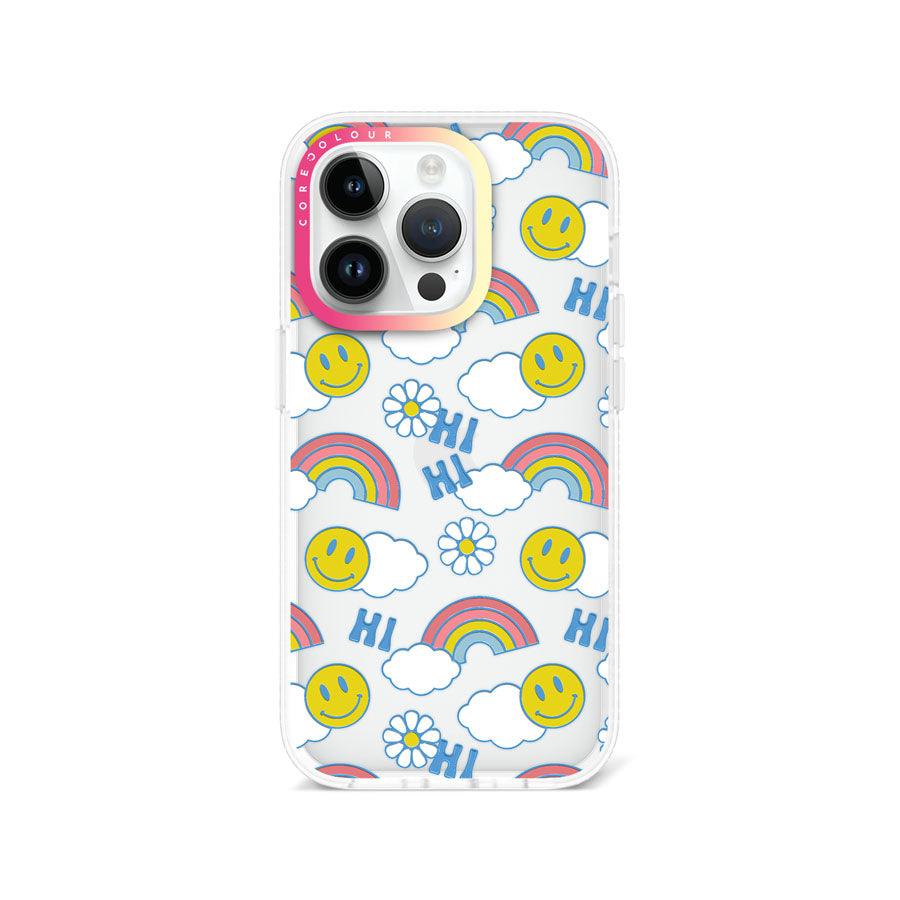 iPhone 14 Pro Hi There! Rainbow Phone Case - CORECOLOUR