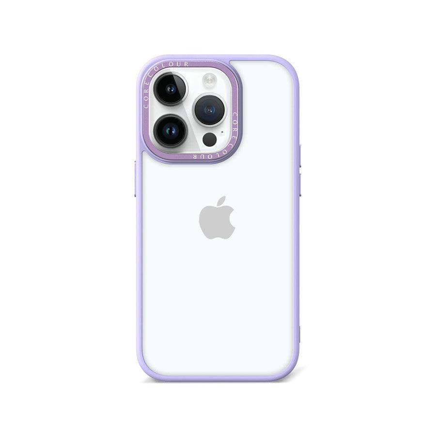 iPhone 14 Pro Lavender Hush Clear Phone Case - CORECOLOUR