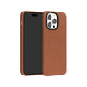 iPhone 14 Pro Max Brown Genuine Leather Phone Case - CORECOLOUR