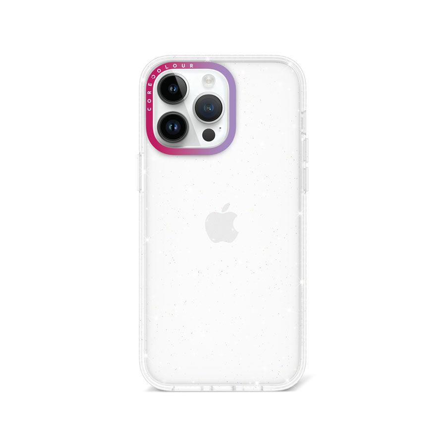 iPhone 14 Pro Max Glitter Clear Glitter Phone Case - CORECOLOUR